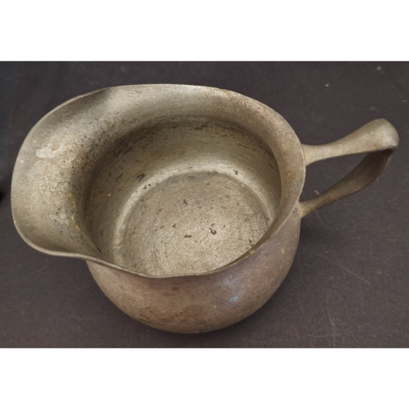 Vintage Cornwall Pewter Middletown Conn USA Sugar and Creamer #13 - Picture 4 of 8